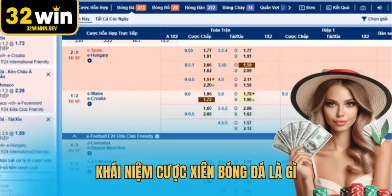 Khái niệm cược xiên bóng đá là gì
