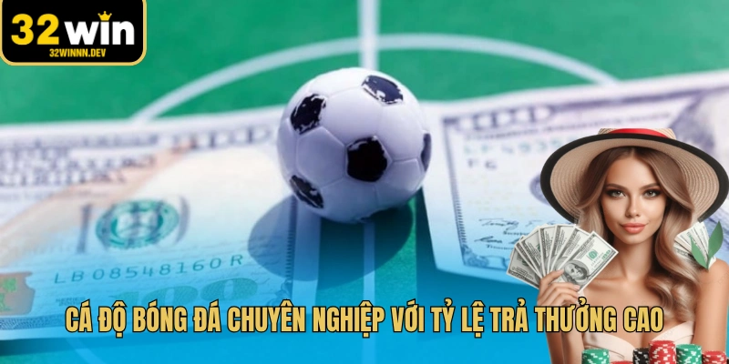 Cá độ bóng đá chuyên nghiệp với tỷ lệ trả thưởng cao