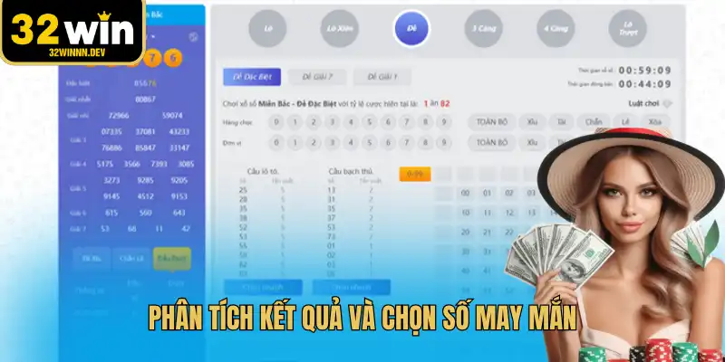 Phân tích kết quả và chọn số may mắn