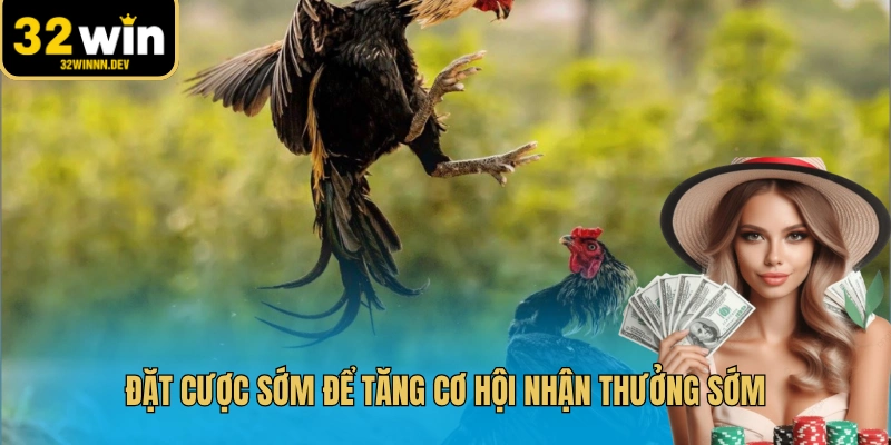 Đặt cược sớm để tăng cơ hội nhận thưởng sớm