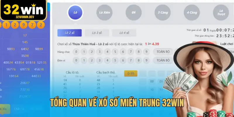 Tổng quan về xổ số miền Trung 32WIN