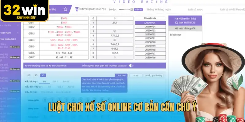 Luật chơi xổ số online cơ bản cần chú ý